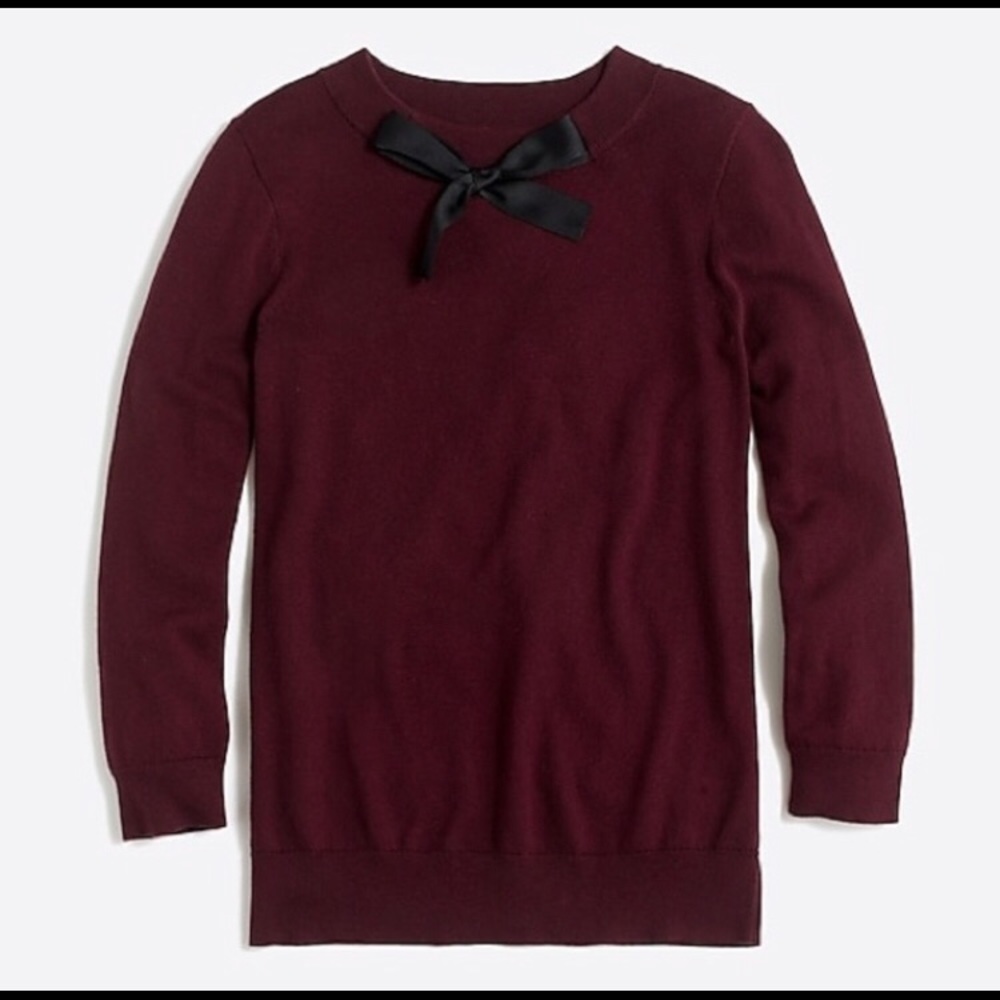 J Crew Bow Sweater